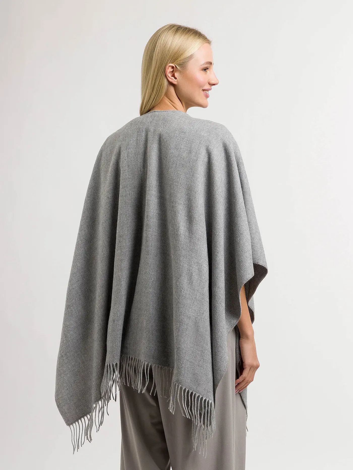 FRAAS | Poncho - Cape RUANA | grau