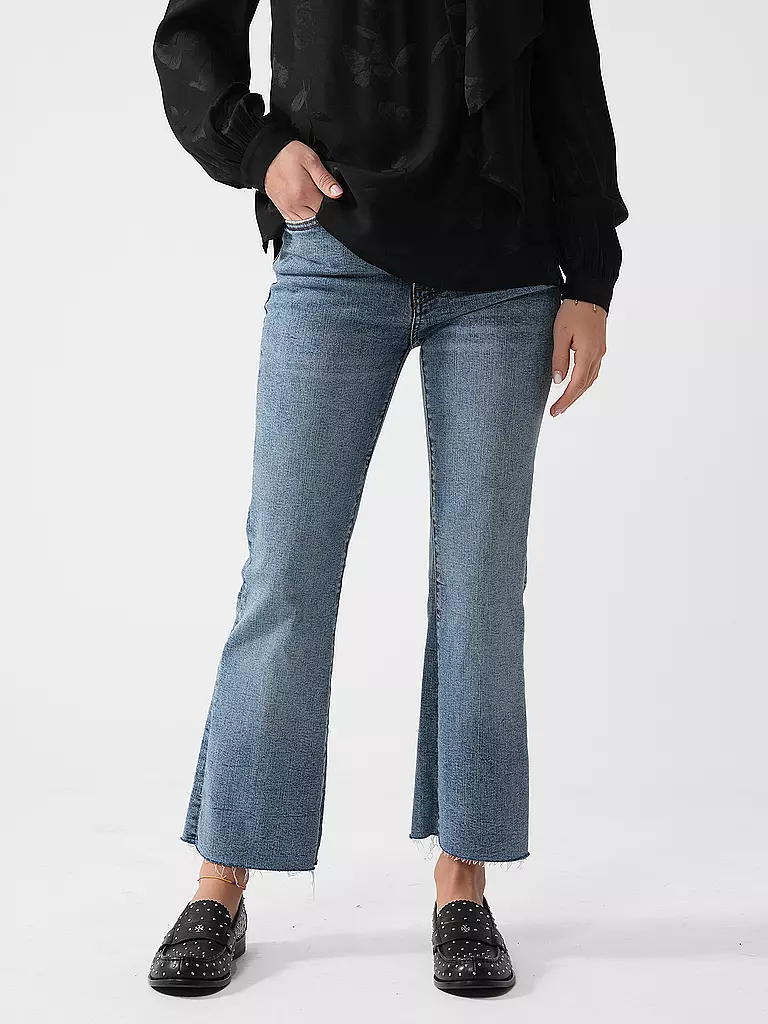 FRAME | Jeans Bootcut Fit 7/8 | blau