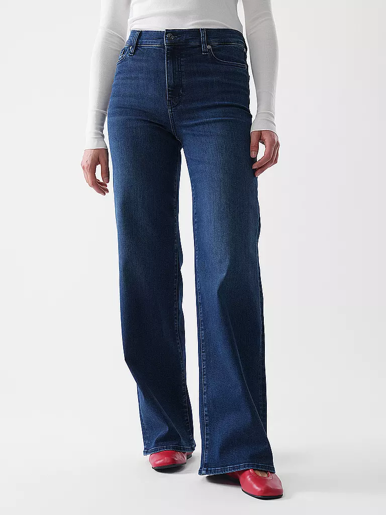 FRAME | Jeans Flared Fit LE SLIM PALAZZO | blau