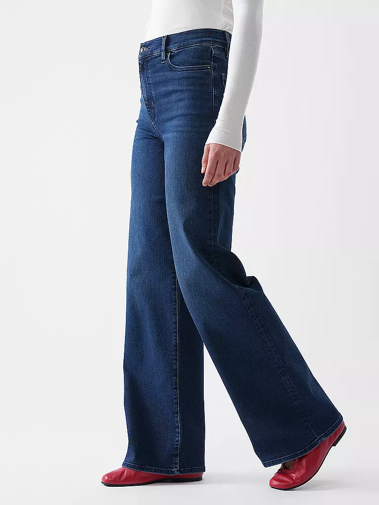 FRAME | Jeans Flared Fit LE SLIM PALAZZO | blau