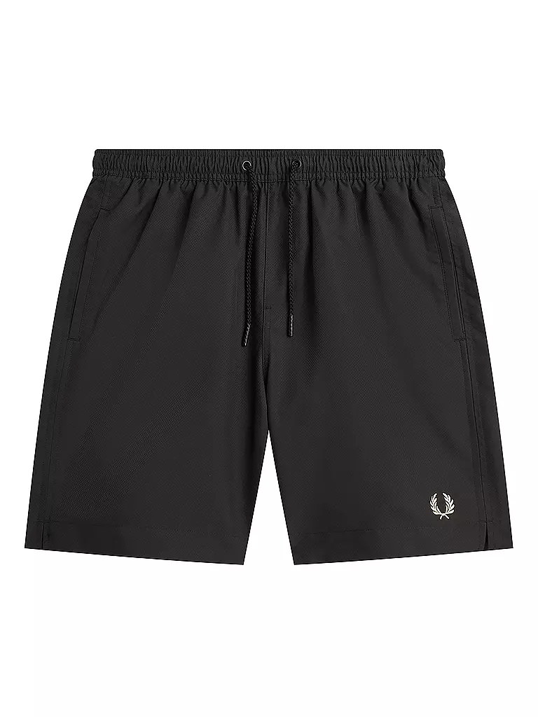 FRED PERRY | Badeshorts | schwarz