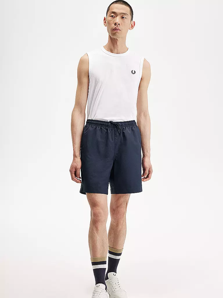 FRED PERRY | Badeshorts | blau