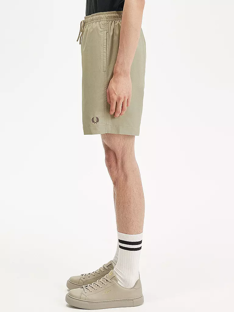 FRED PERRY | Badeshorts | dunkelrot