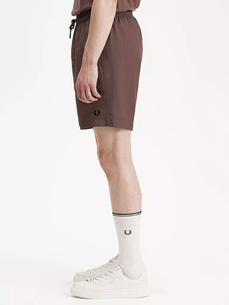 FRED PERRY | Badeshorts | schwarz