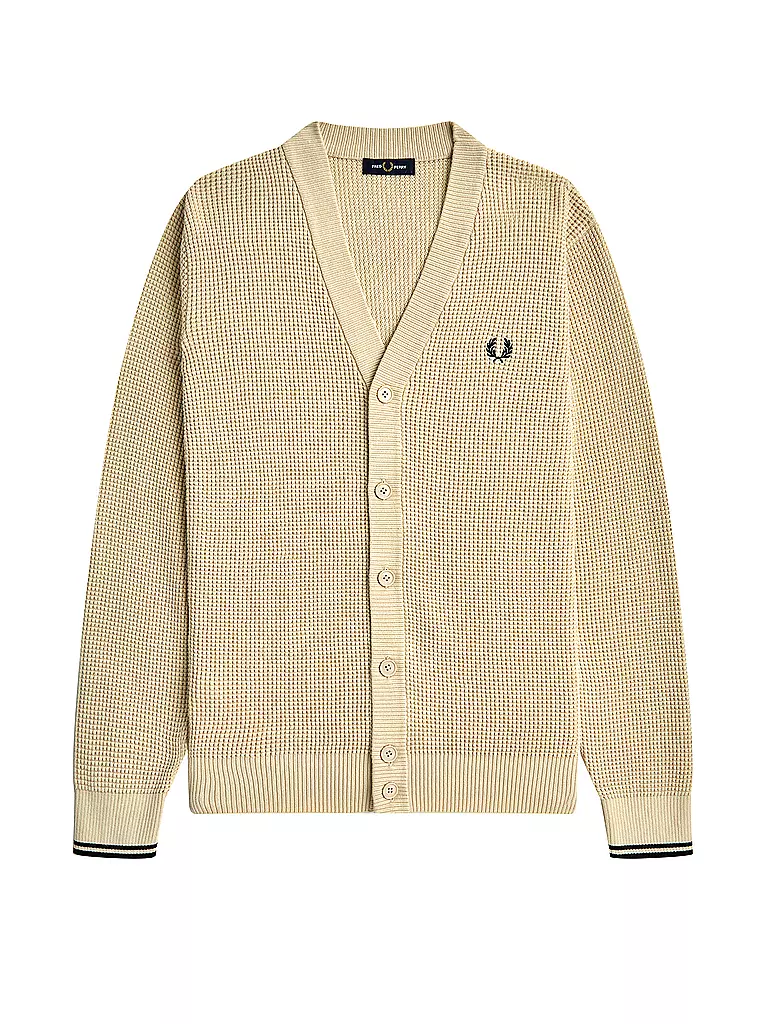 FRED PERRY | Cardigan | creme