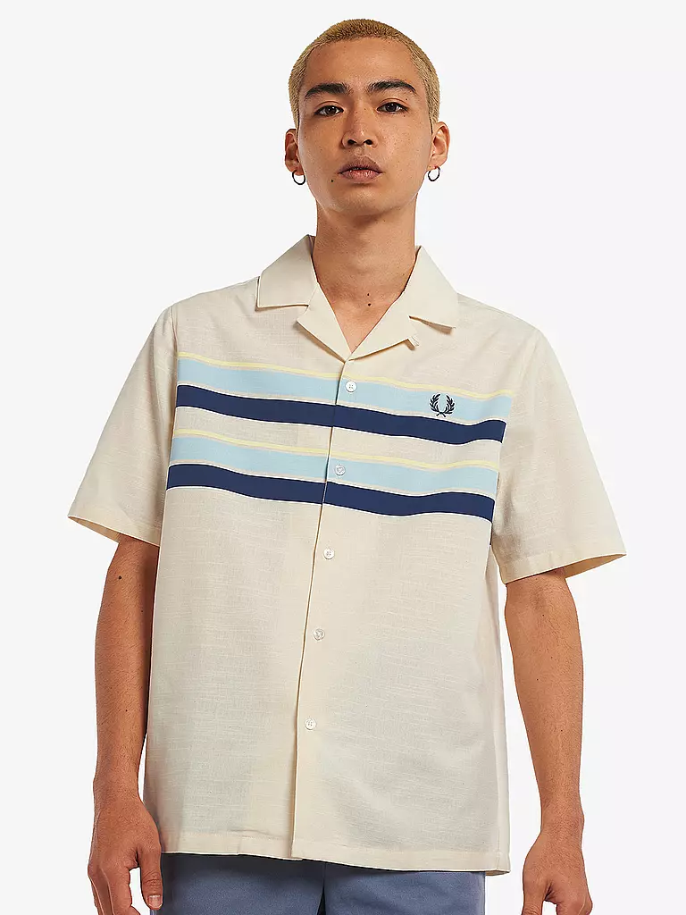 FRED PERRY | Hemd Regular Fit  | creme