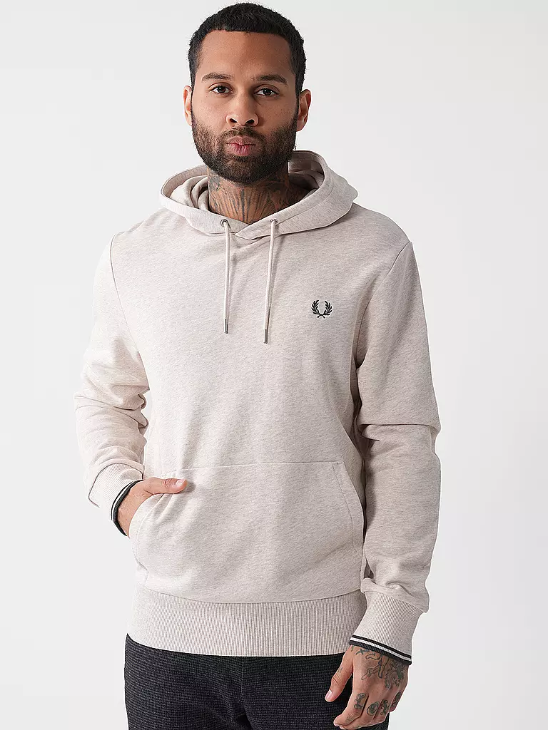 FRED PERRY | Kapuzenpullover - Hoodie | creme
