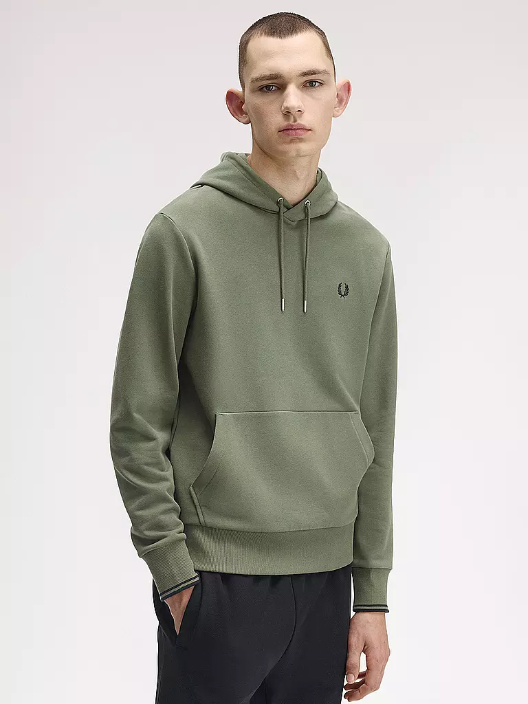 FRED PERRY | Kapuzensweater - Hoodie | olive