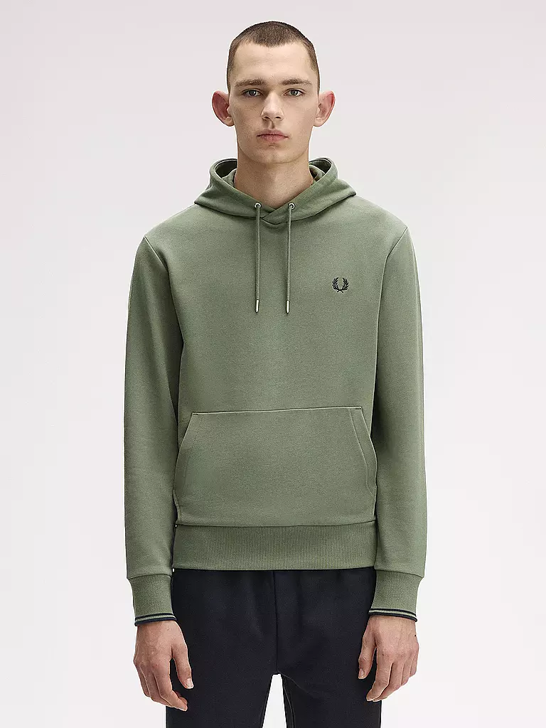 FRED PERRY | Kapuzensweater - Hoodie | olive