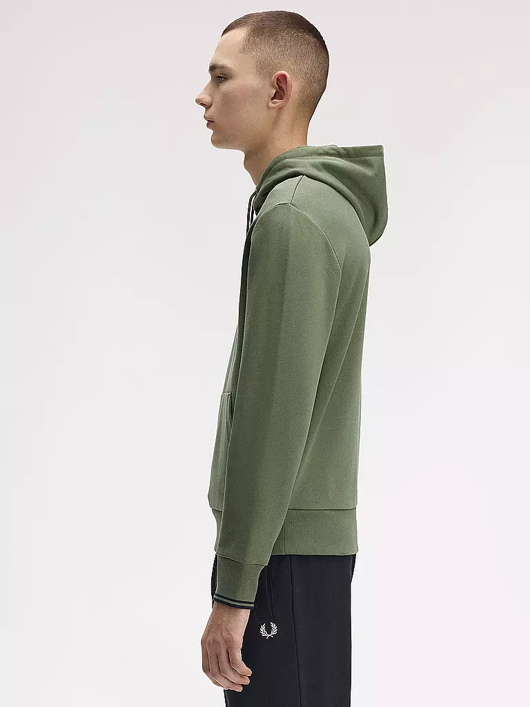 FRED PERRY | Kapuzensweater - Hoodie | olive