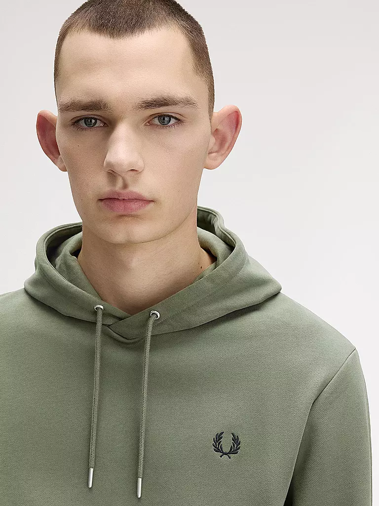 FRED PERRY | Kapuzensweater - Hoodie | olive