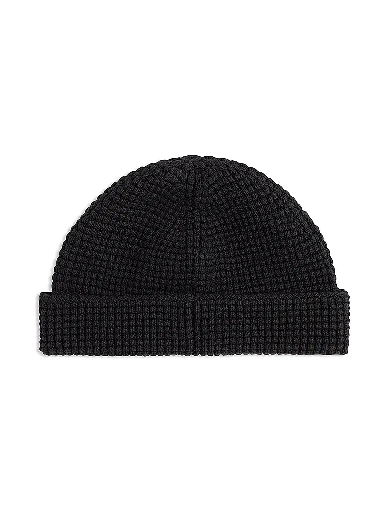 FRED PERRY | Mütze - Haube WAFFLE BEANIE  | schwarz