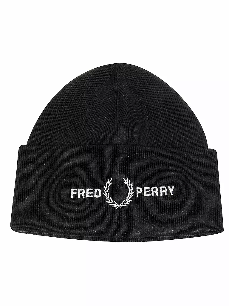 FRED PERRY | Mütze - Haube | schwarz