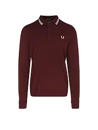 FRED PERRY | Poloshirt  | dunkelrot