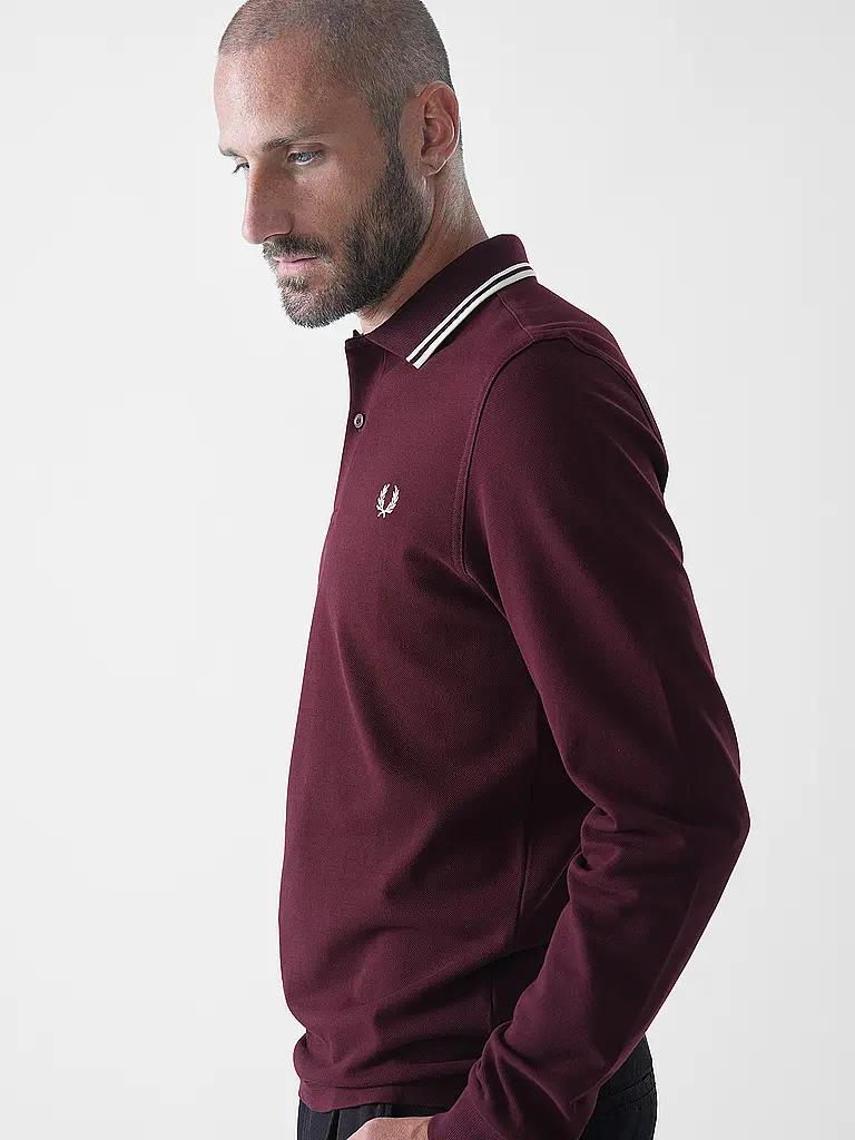 FRED PERRY | Poloshirt  | dunkelrot