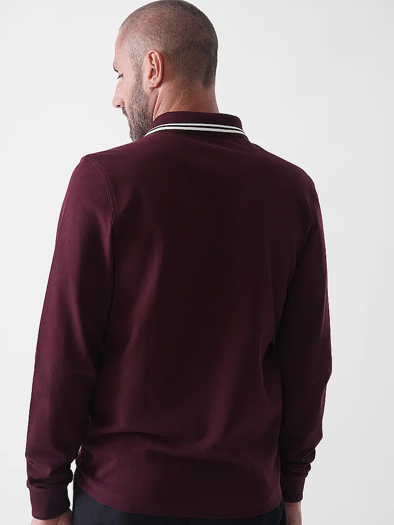 FRED PERRY | Poloshirt  | dunkelrot
