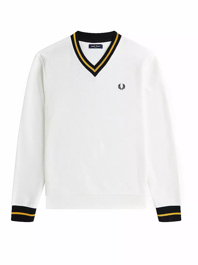 FRED PERRY | Pullover | weiß
