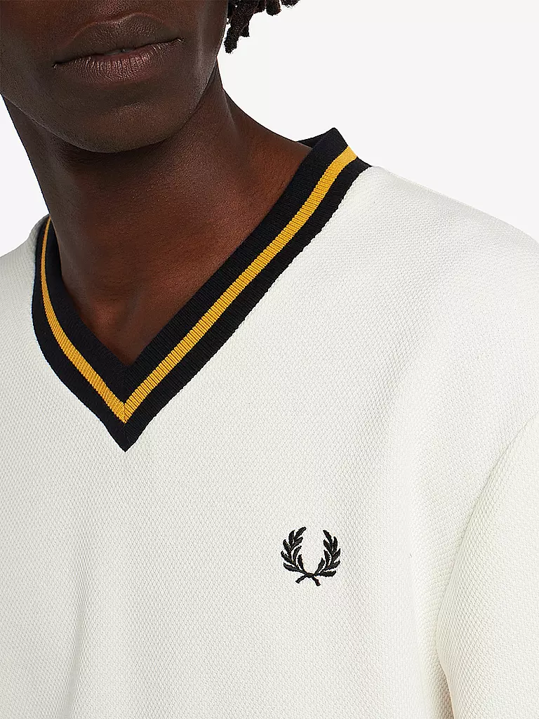 FRED PERRY | Pullover | weiß
