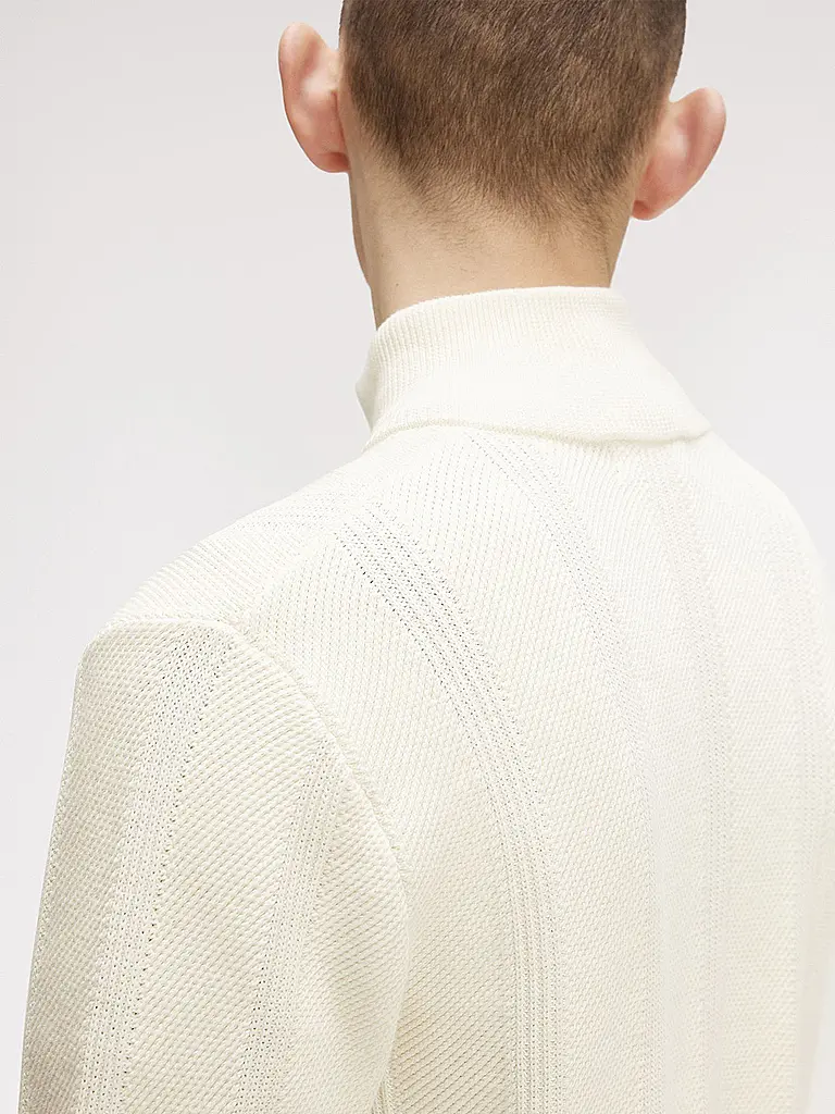FRED PERRY | Strickjacke | creme
