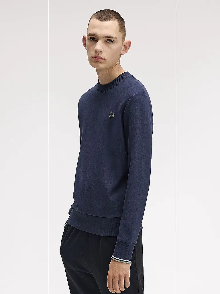 FRED PERRY | Sweater  | blau