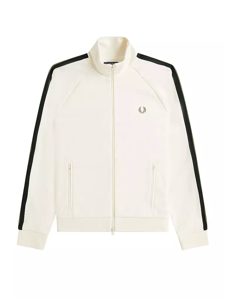 FRED PERRY | Sweatjacke  | creme