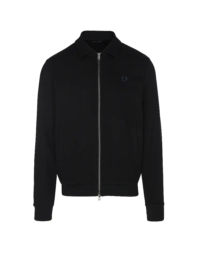 FRED PERRY | Sweatjacke  | Schwarz