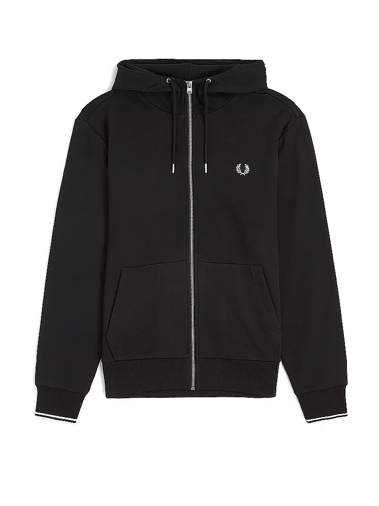 FRED PERRY | Sweatjacke  | schwarz