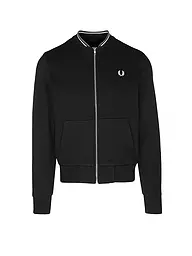 FRED PERRY | Sweatjacke | schwarz
