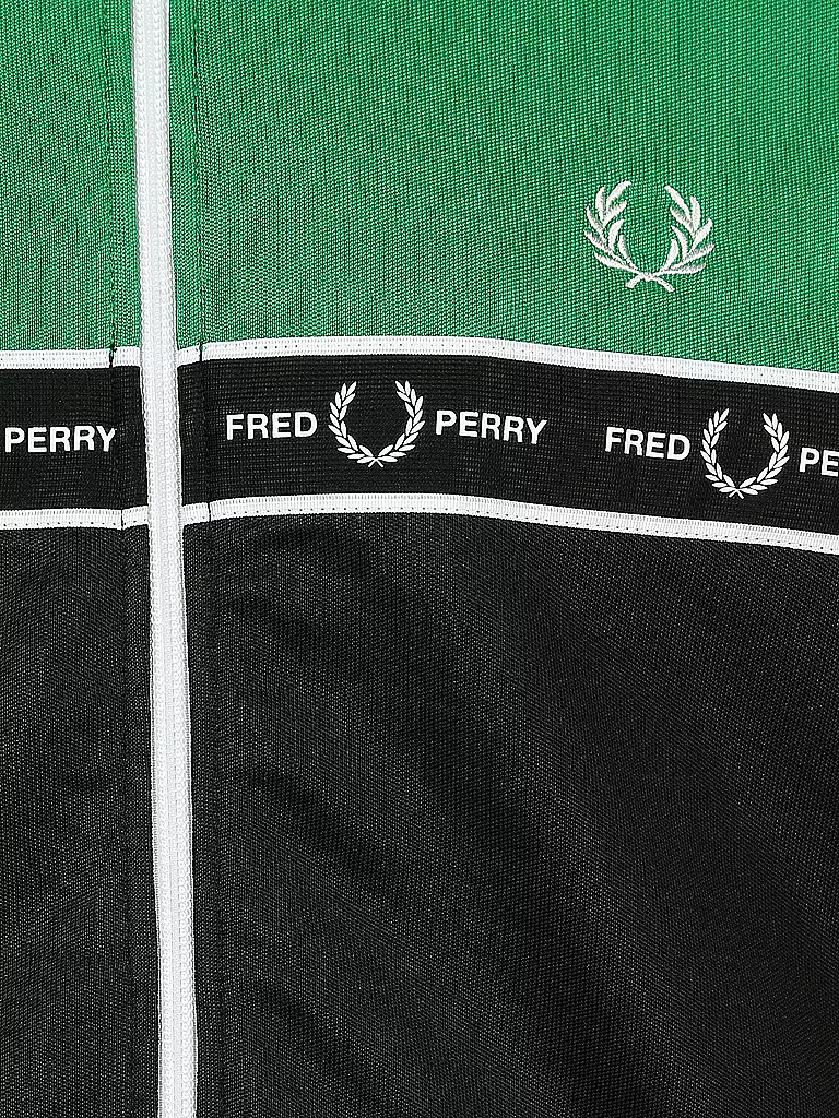 FRED PERRY | Sweatjacke | grün