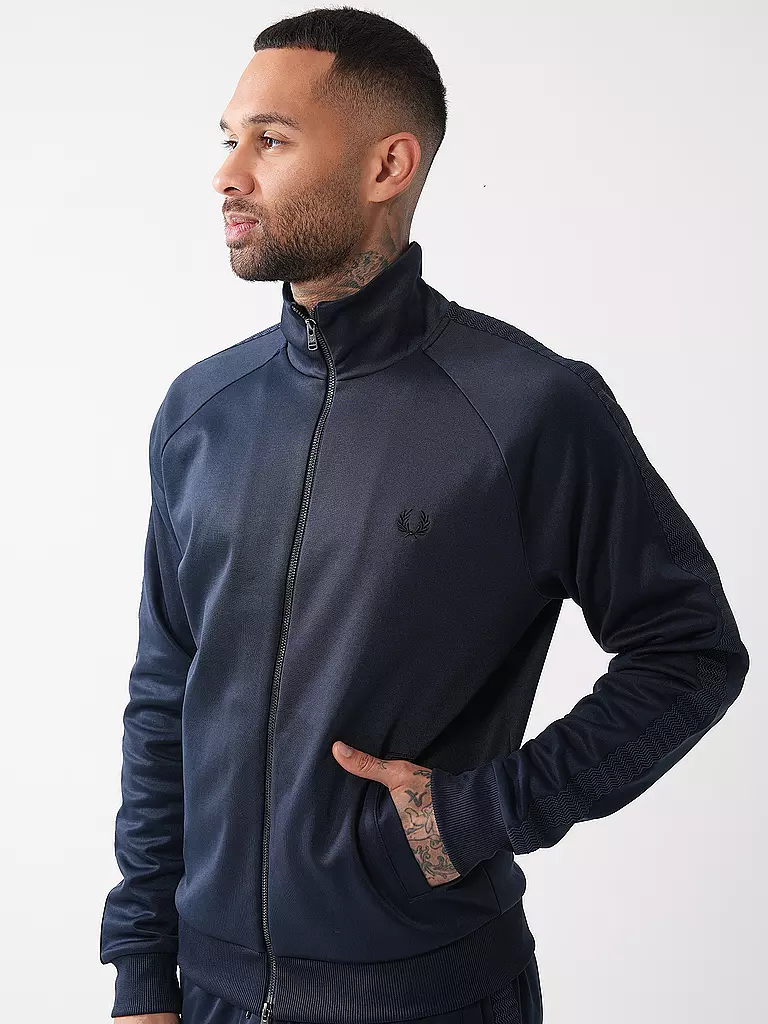 FRED PERRY | Sweatjacke | blau