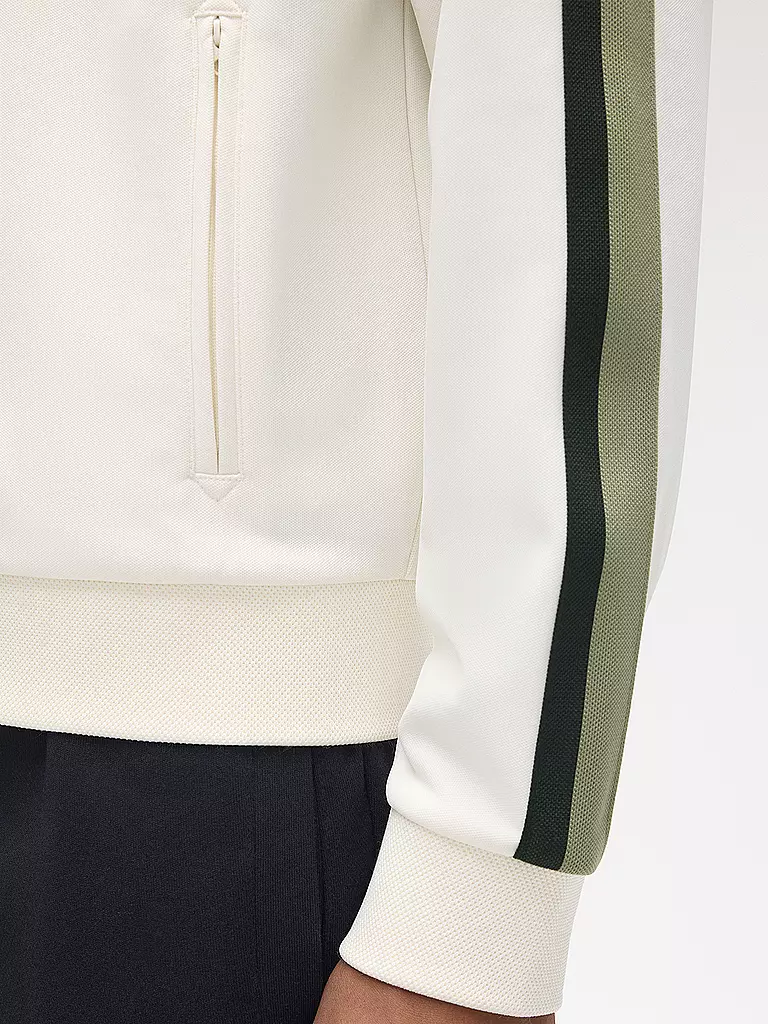 FRED PERRY | Sweatjacke | creme