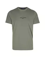 FRED PERRY | T-Shirt  | olive
