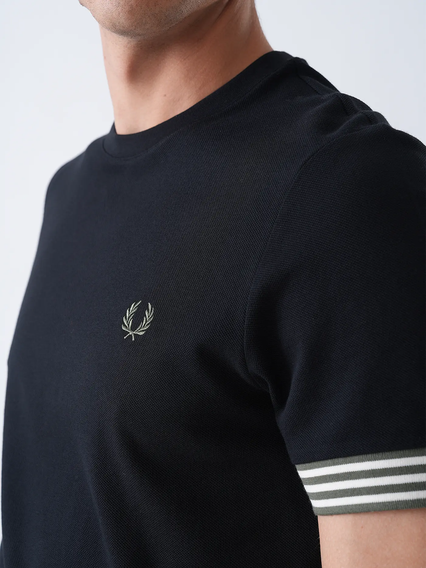 FRED PERRY | T-Shirt  | schwarz