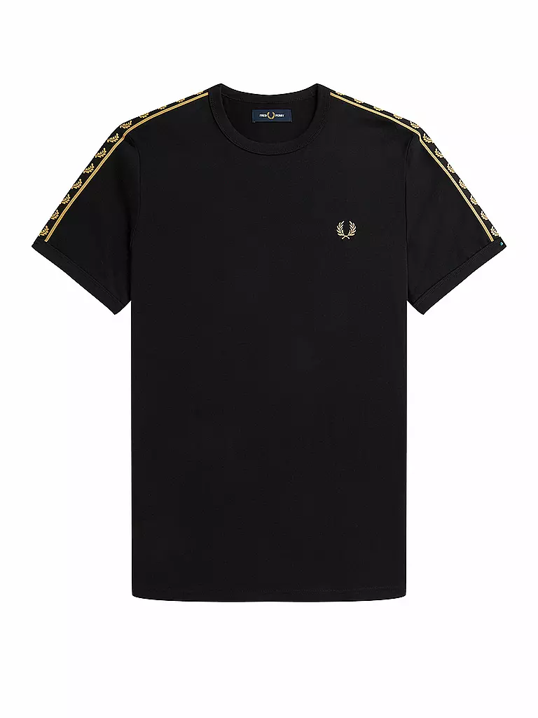 FRED PERRY | T-Shirt Gold Kapsel  | schwarz