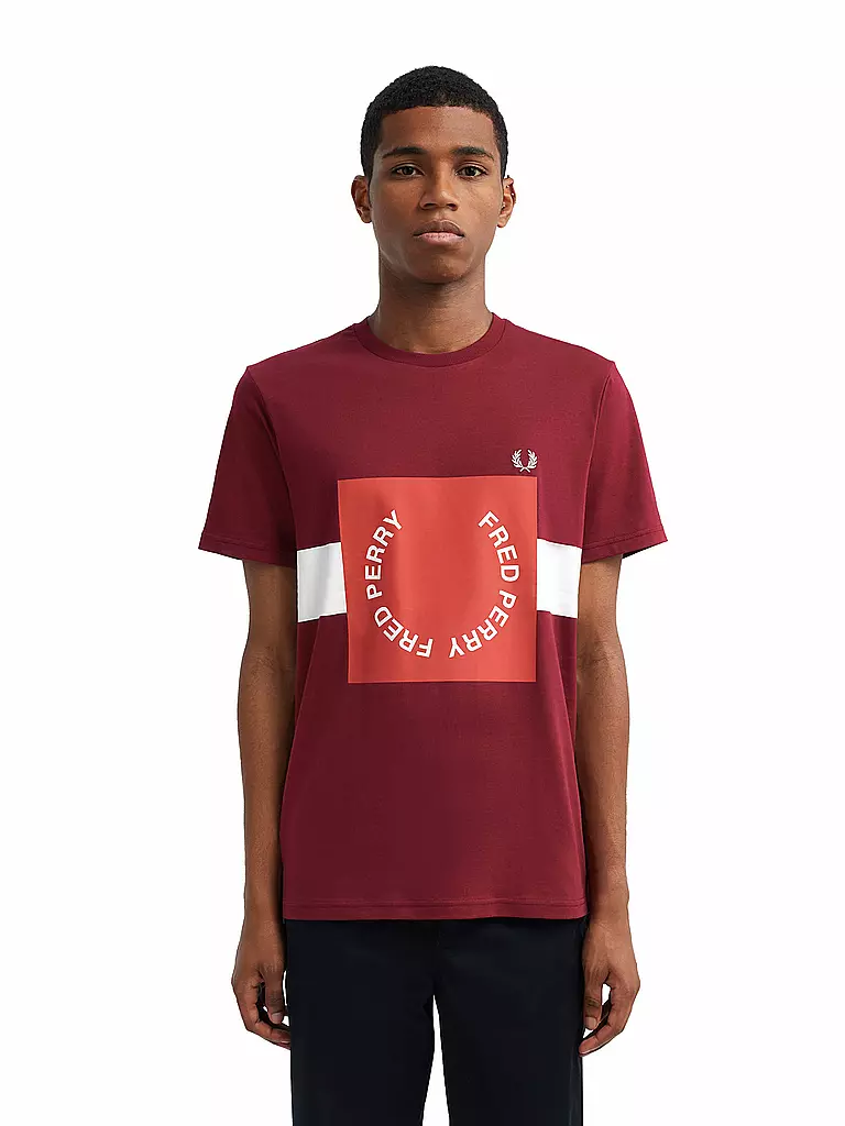 FRED PERRY | T-Shirt | rot