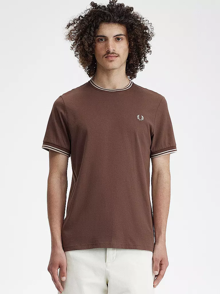 FRED PERRY | T-Shirt | rot