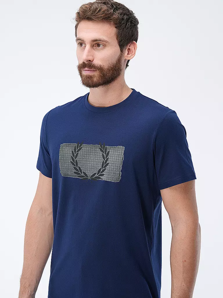 FRED PERRY | T-Shirt | blau