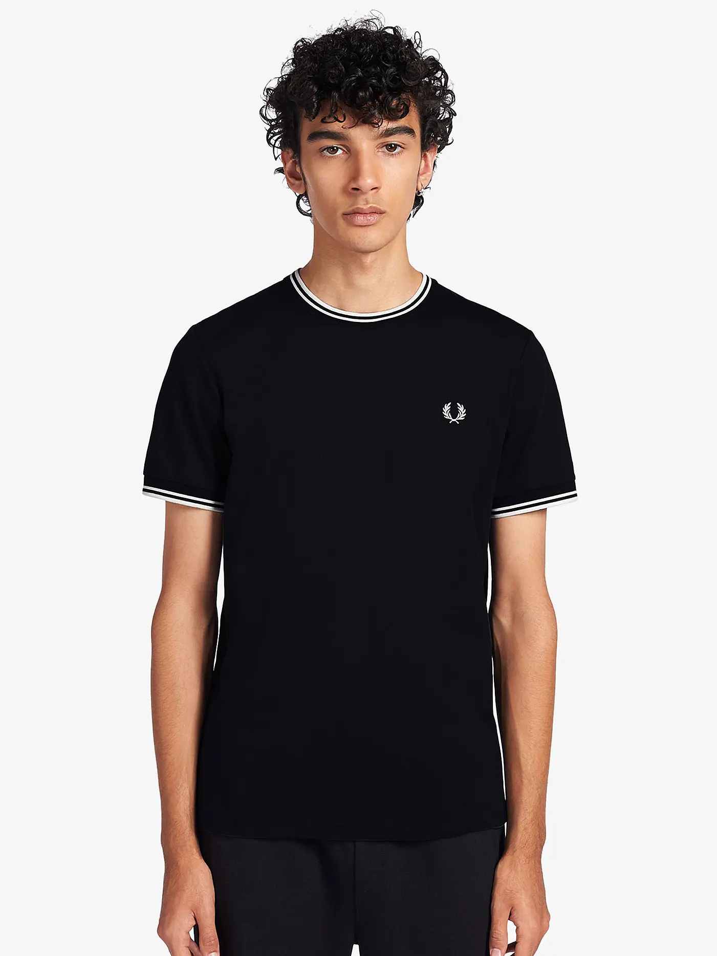 FRED PERRY | T-Shirt | schwarz