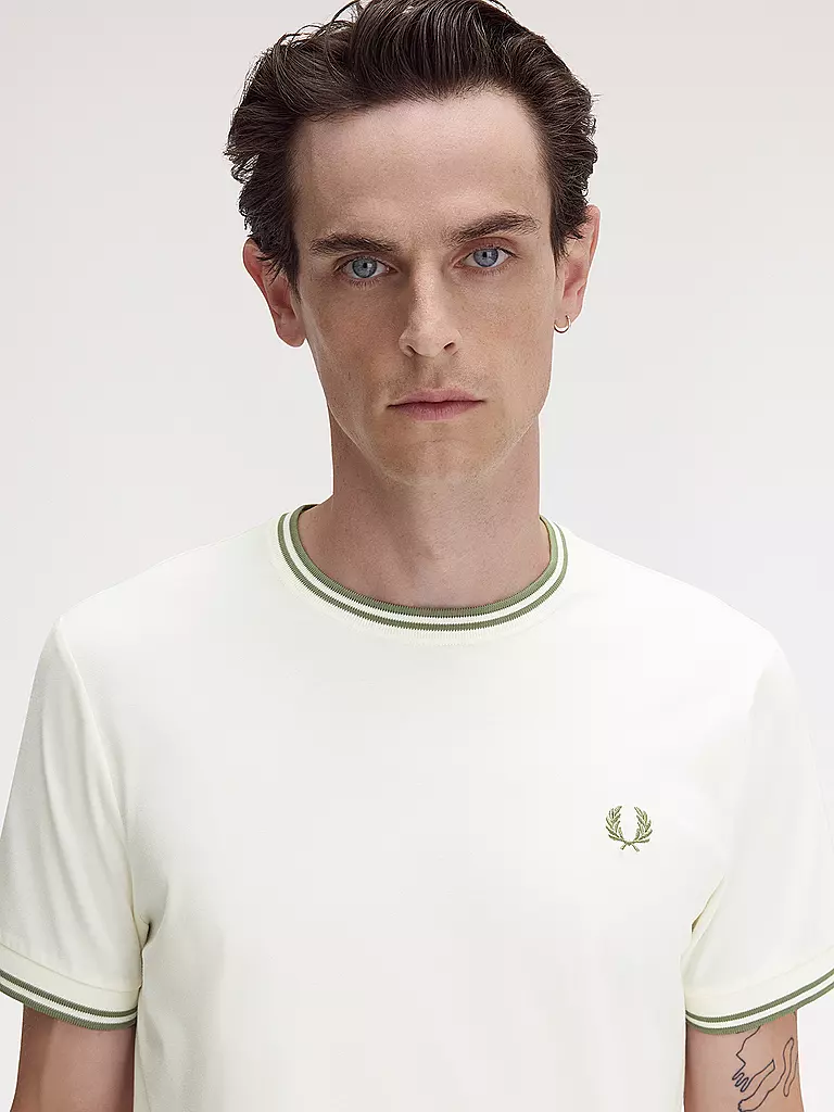 FRED PERRY | T-Shirt | dunkelgrün
