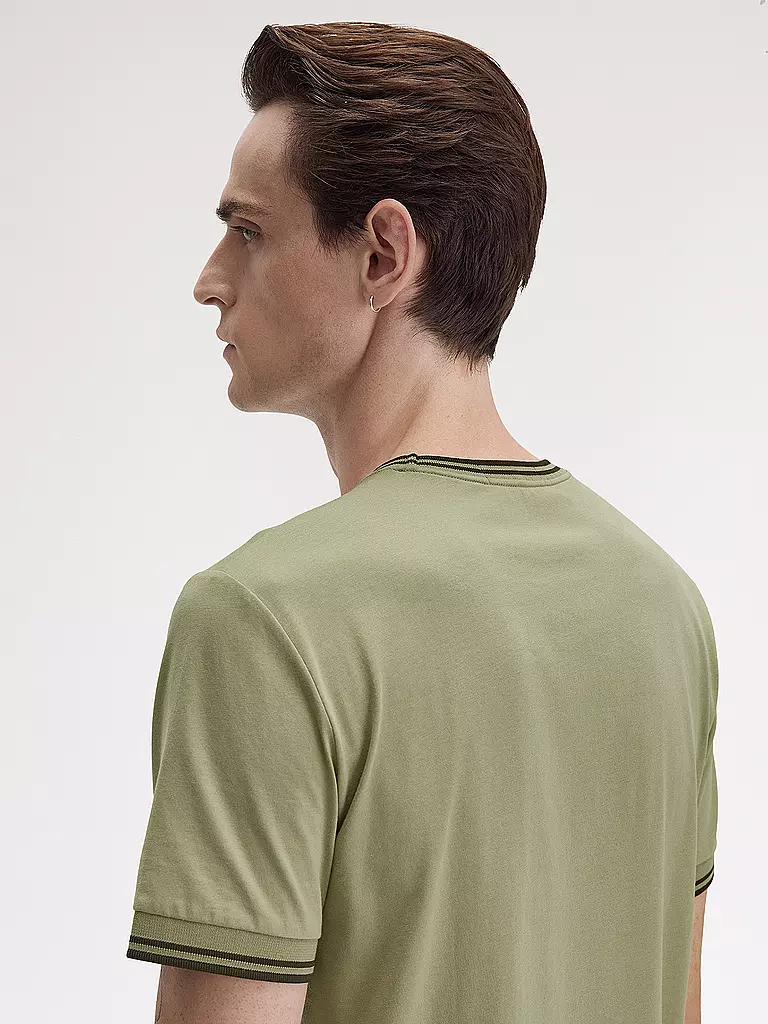 FRED PERRY | T-Shirt | dunkelgrün