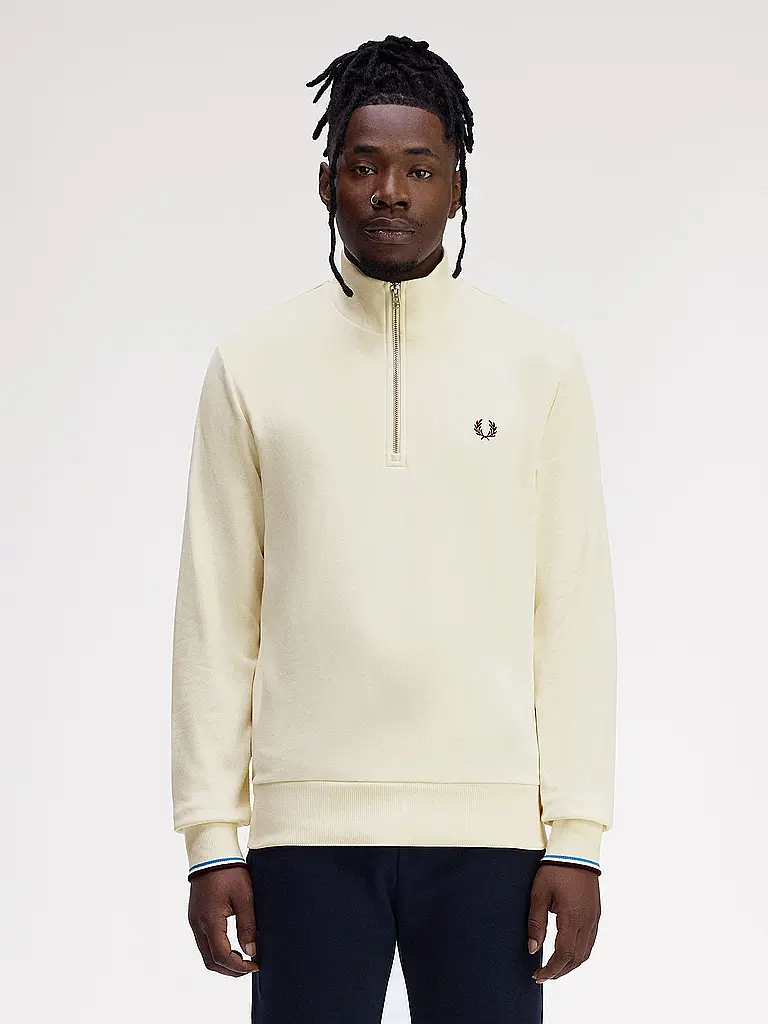 FRED PERRY | Troyer Sweater  | creme