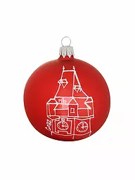 FREEDOM | Christbaumkugel "Schlossberg" (rot-matt) | Rot