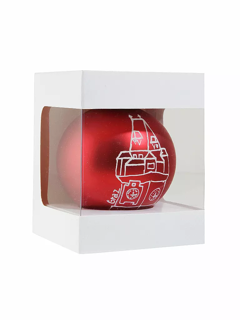 FREEDOM | Christbaumkugel - Schlossberg (Rot) | rot