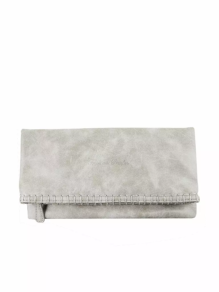 FRITZI AUS PREUßEN | Tasche - Clutch "Ronja Stitch" | grau