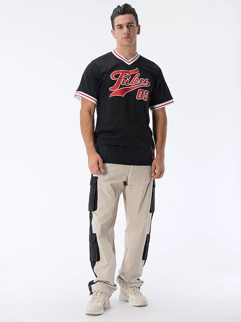 FUBU | T-Shirt VARSITY | schwarz
