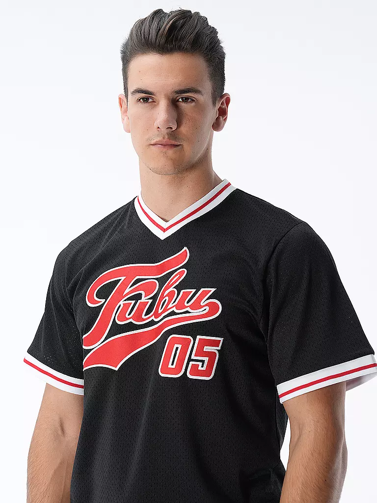 FUBU | T-Shirt VARSITY | schwarz