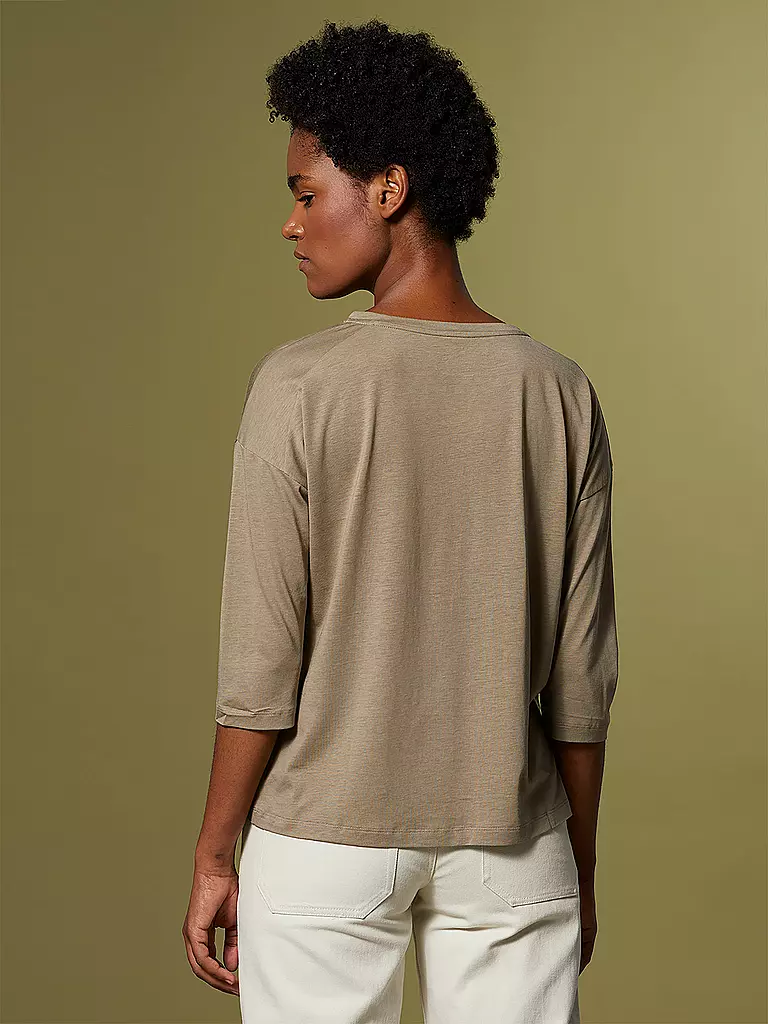 FUNKTION SCHNITT | T Shirt Regular Fit " Lica "  | beige