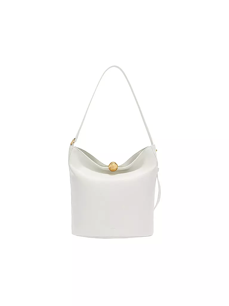 FURLA | Ledertasche - Bucket Bag SFERA  | weiss