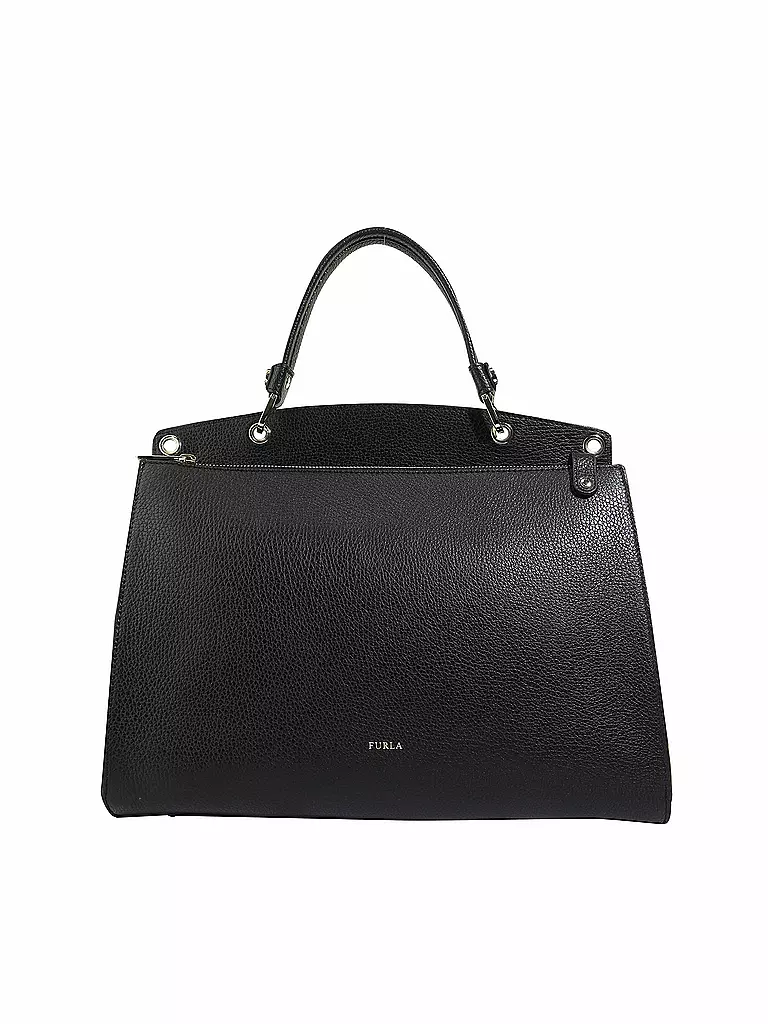 FURLA | Ledertasche - Henkeltasche "Adele" L | schwarz