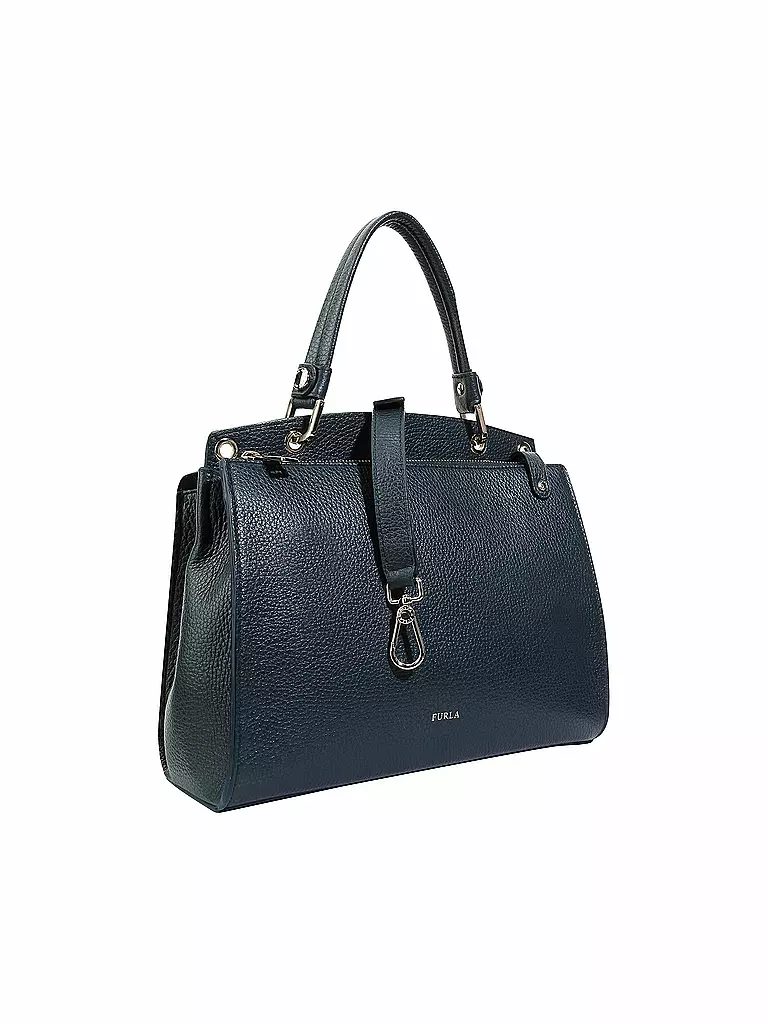 FURLA | Ledertasche - Henkeltasche "Adele" M | petrol